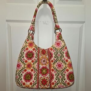 Vera Bradley large hobo shoulderbag, Folkloric, NWOT